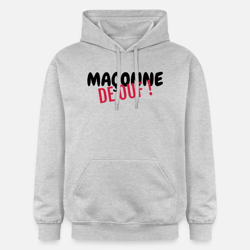 Maçon / Maçonnerie / Construction / Chantier - Sweat à capuche Softstyle® Gildan Unisexe - gris clair chiné