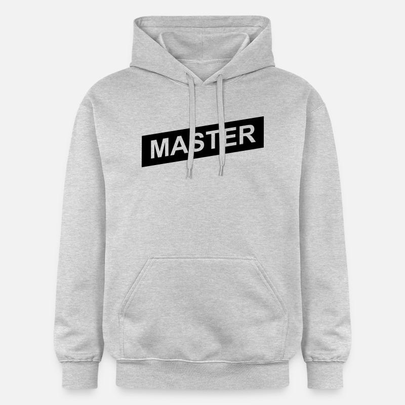 master black up - Sweat à capuche Softstyle® Gildan Unisexe - gris clair chiné
