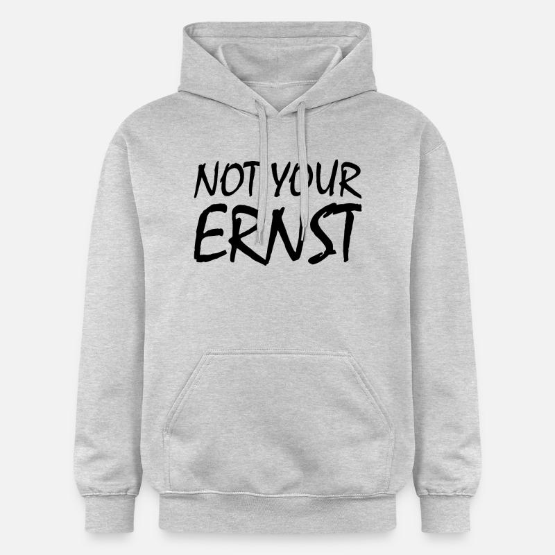 Pas votre ernst - Sweat à capuche Softstyle® Gildan Unisexe - gris clair chiné