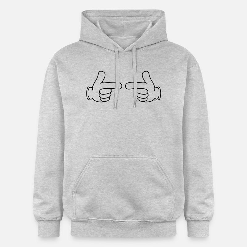 Index 2 - Sweat à capuche Softstyle® Gildan Unisexe - gris clair chiné