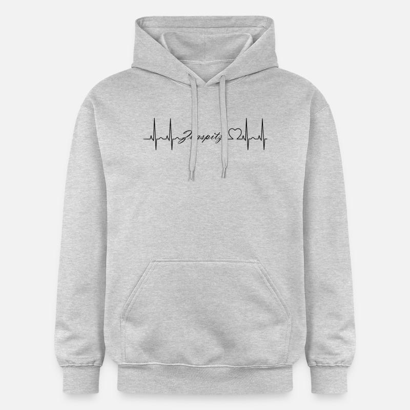 Zugspitze - Sweat à capuche Softstyle® Gildan Unisexe - gris clair chiné