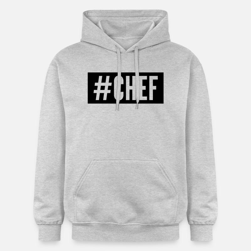 chef - Sweat à capuche Softstyle® Gildan Unisexe - gris clair chiné