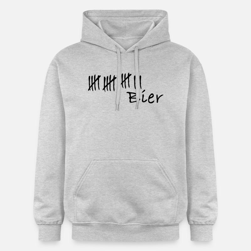 18 coups bière - Sweat à capuche Softstyle® Gildan Unisexe - gris clair chiné