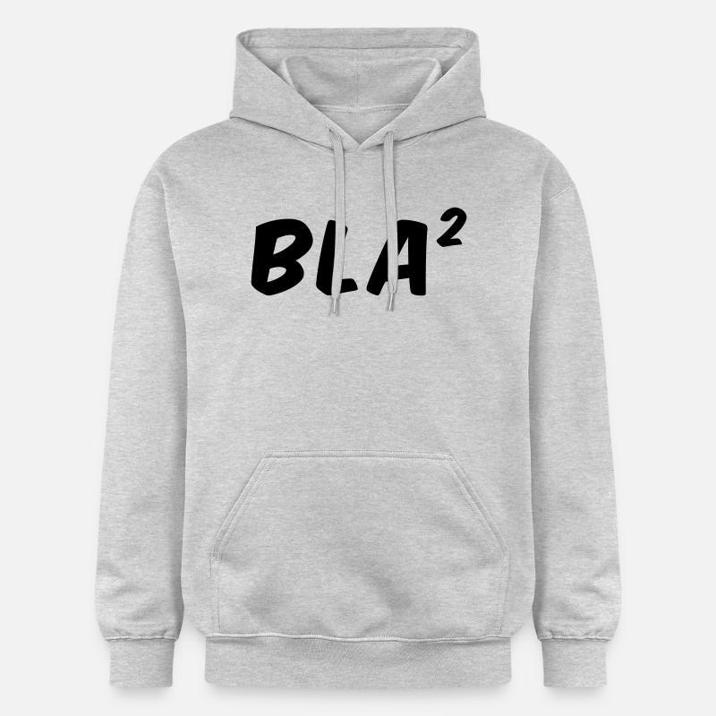 Bla Bla - Bla ² - Sweat à capuche Softstyle® Gildan Unisexe - gris clair chiné