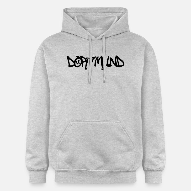 Dortmund Graffiti - Sweat à capuche Softstyle® Gildan Unisexe - gris clair chiné