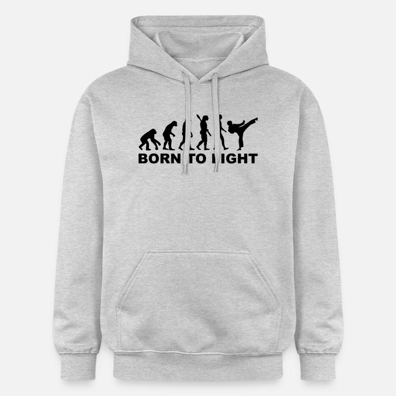 Evolution Karate - Gildan Unisex Softstyle® Midweight Hoodie - light heather grey