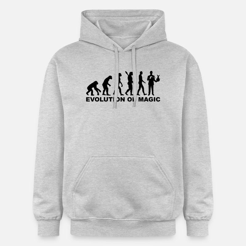 Zauberer - Gildan Unisex Softstyle® Midweight Hoodie - Hellgrau meliert