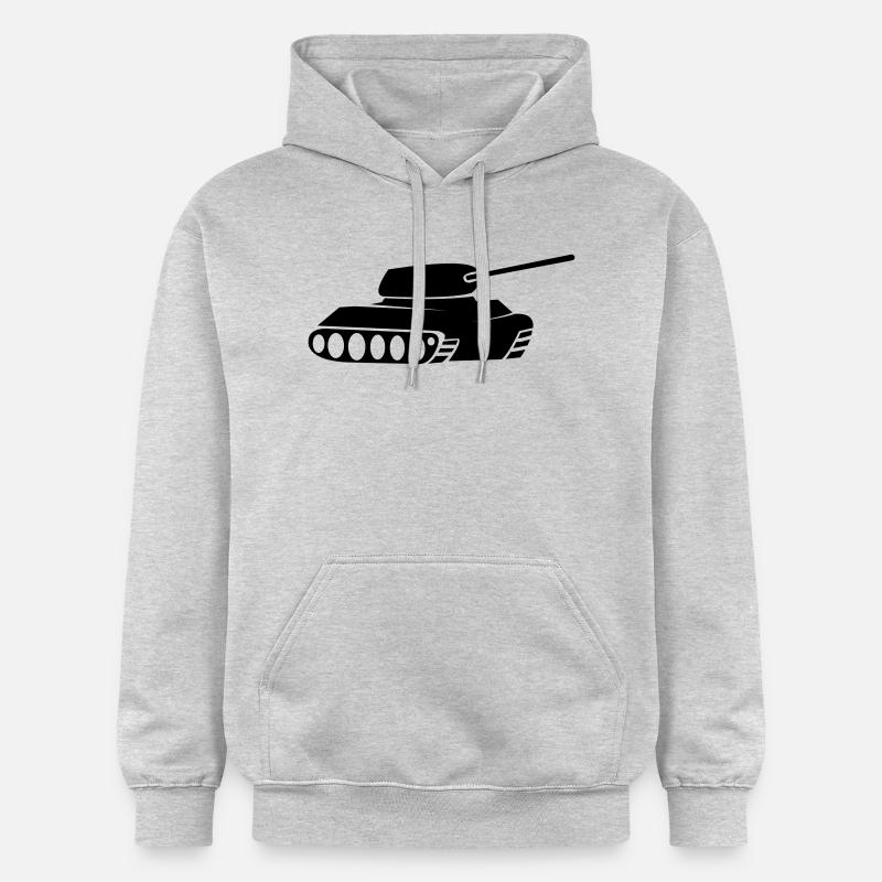 panzer - Sweat à capuche Softstyle® Gildan Unisexe - gris clair chiné