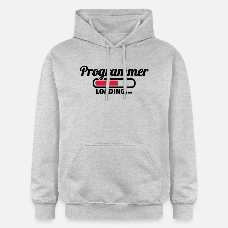 Programmierer - Gildan Unisex Softstyle® Midweight Hoodie - Hellgrau meliert