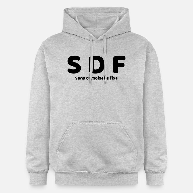 SDF - Sweat à capuche Softstyle® Gildan Unisexe - gris clair chiné