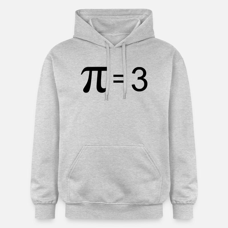 pi-égale-3 - Sweat à capuche Softstyle® Gildan Unisexe - gris clair chiné