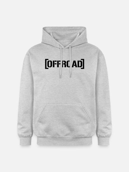 Offroad - Gildan Unisex Softstyle® Midweight Hoodie - Hellgrau meliert
