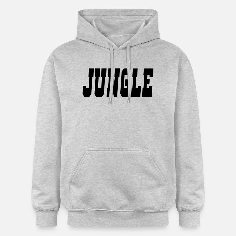 jungle - Sweat à capuche Softstyle® Gildan Unisexe - gris clair chiné