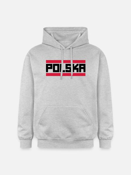 polksa - Gildan Unisex Softstyle® Midweight Hoodie - Hellgrau meliert