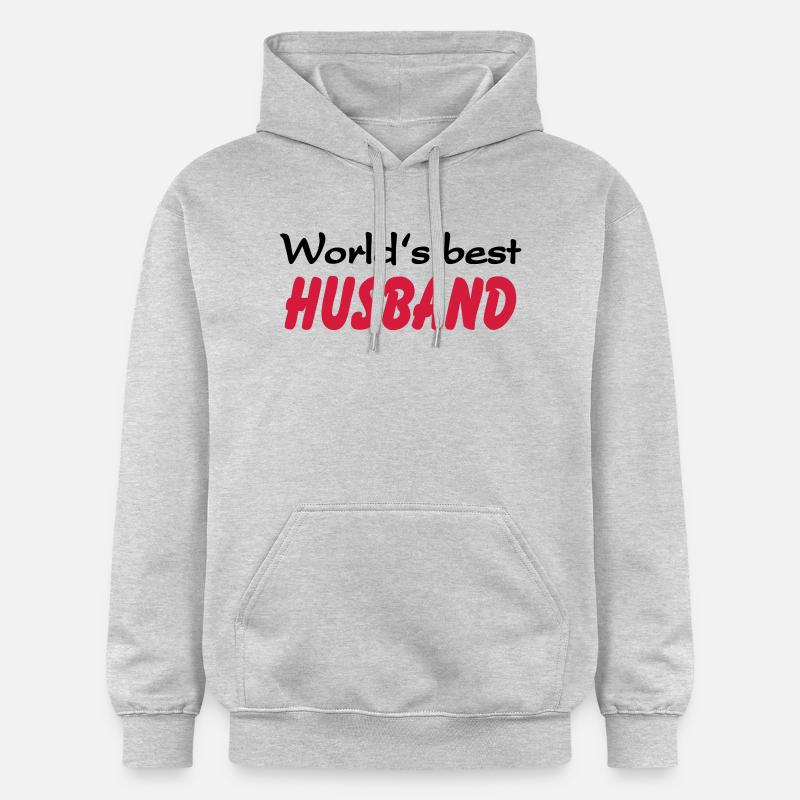 World's best Husband - Sweat à capuche Softstyle® Gildan Unisexe - gris clair chiné