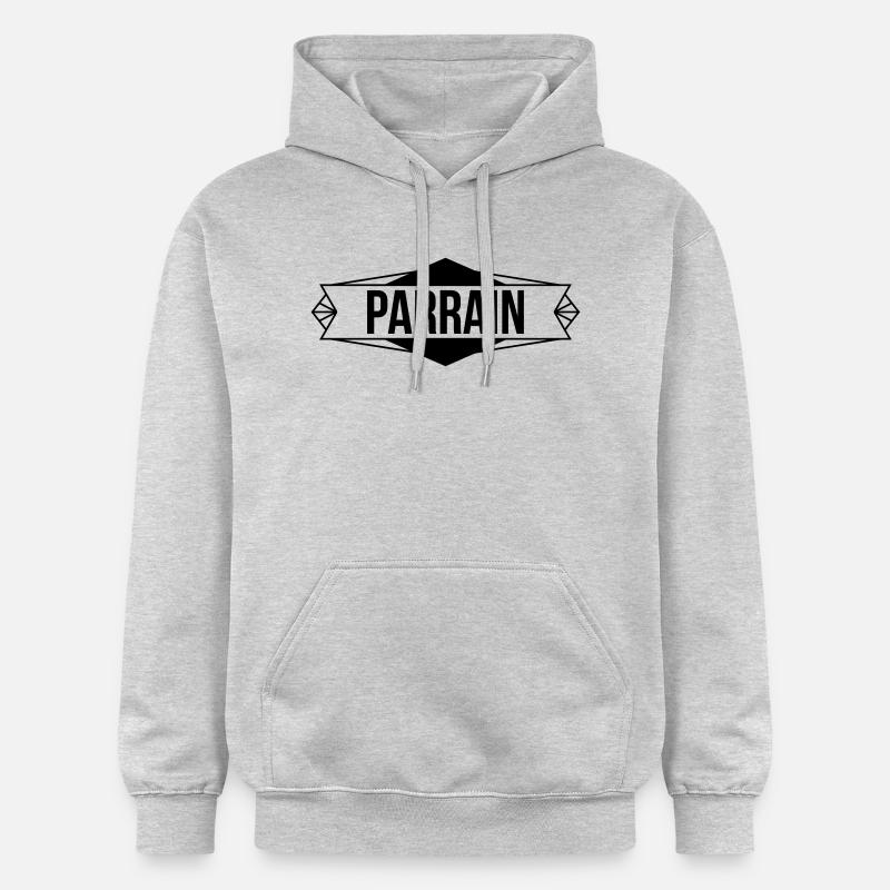 Parrain - Sweat à capuche Softstyle® Gildan Unisexe - gris clair chiné
