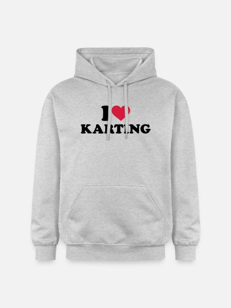 Karting - Gildan Unisex Softstyle® Midweight Hoodie - Hellgrau meliert