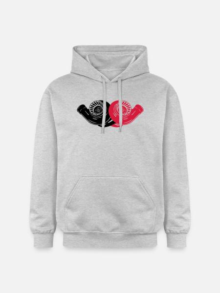 BiTURBO - Gildan Unisex Softstyle® Midweight Hoodie - light heather grey