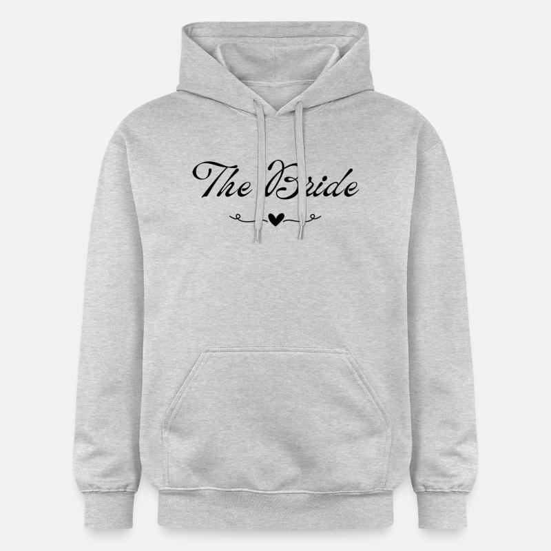 The bride cœur - Sweat à capuche Softstyle® Gildan Unisexe - gris clair chiné