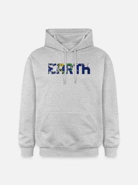 Earth - Erde - Gildan Unisex Softstyle® Midweight Hoodie - light heather grey
