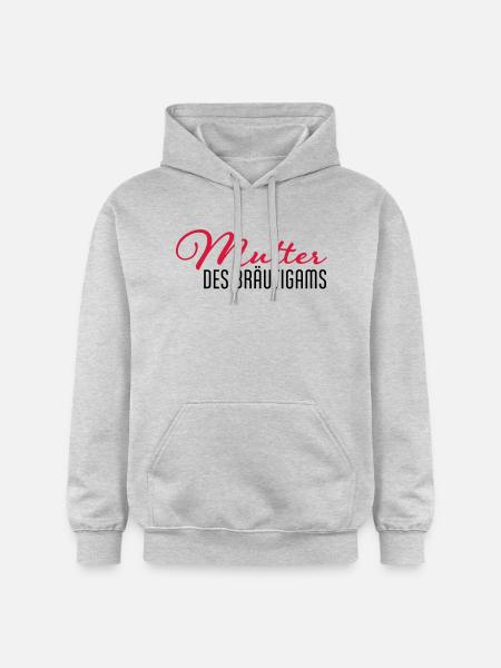 mutter des braeutigams - Gildan Unisex Softstyle® Midweight Hoodie - Hellgrau meliert