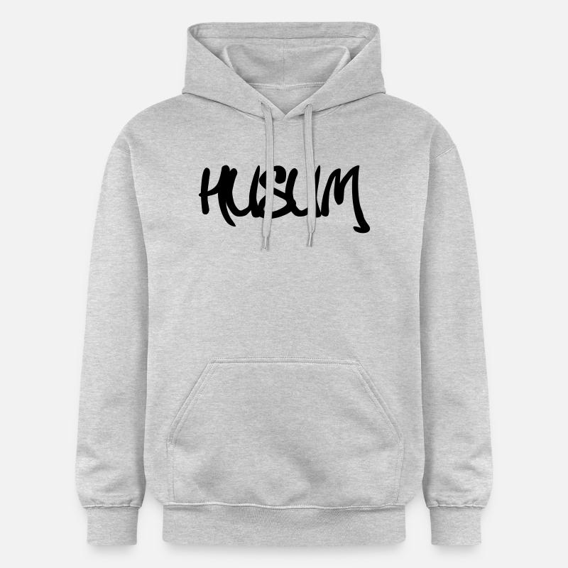 Husum Graffiti - Sweat à capuche Softstyle® Gildan Unisexe - gris clair chiné
