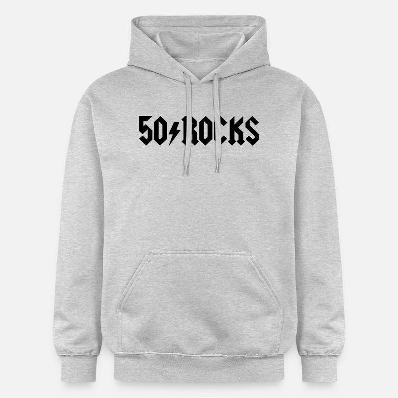50 - Sweat à capuche Softstyle® Gildan Unisexe - gris clair chiné