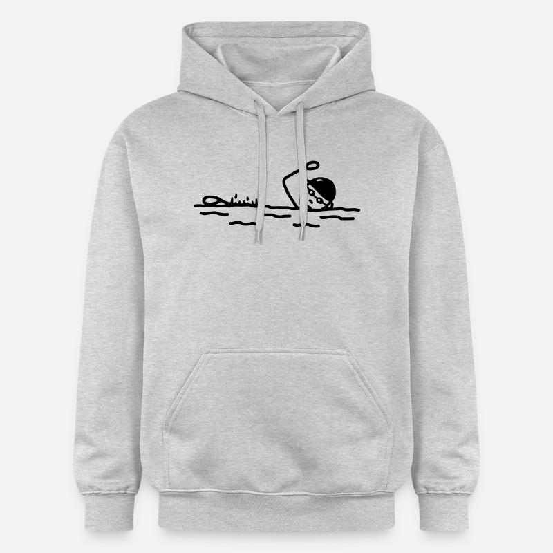 Float - Freestyle Flotteur - Sweat à capuche Softstyle® Gildan Unisexe - gris clair chiné
