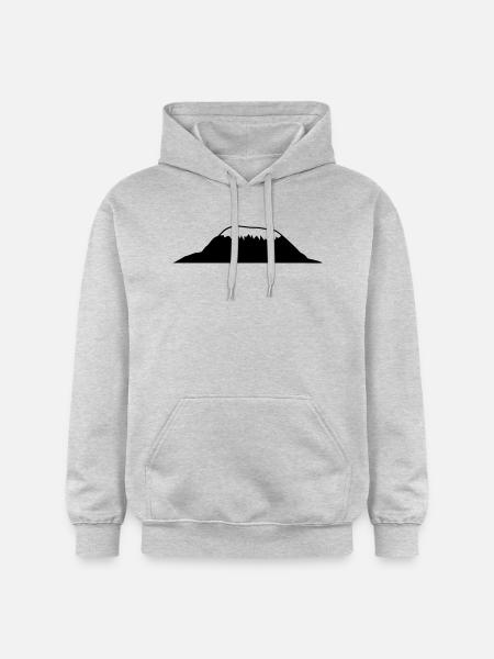 Africa Mount Kilimanjaro - Gildan Unisex Softstyle® Midweight Hoodie - light heather grey