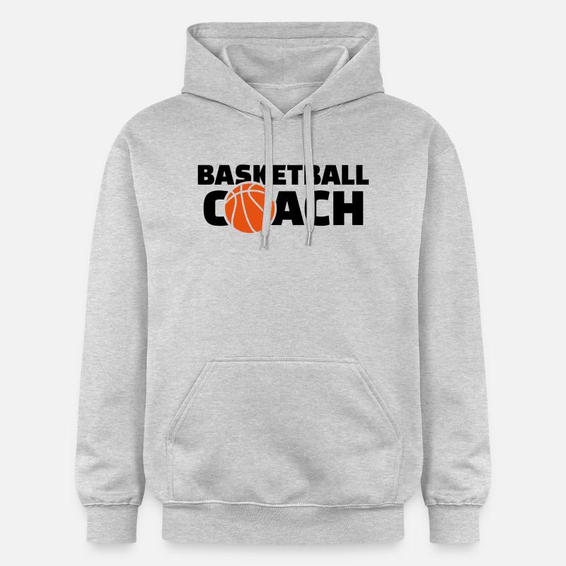 Basketball coach - Sweat à capuche Softstyle® Gildan Unisexe - gris clair chiné