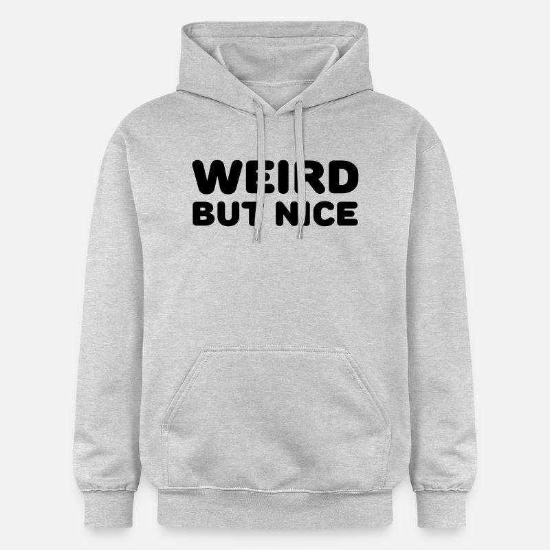 Weird but nice - Sweat à capuche Softstyle® Gildan Unisexe - gris clair chiné