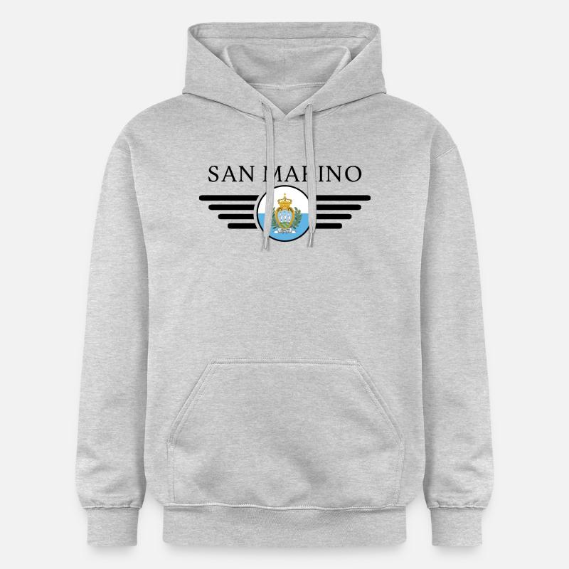 San Marino Elegance T-Shirt - Sweat à capuche Softstyle® Gildan Unisexe - gris clair chiné