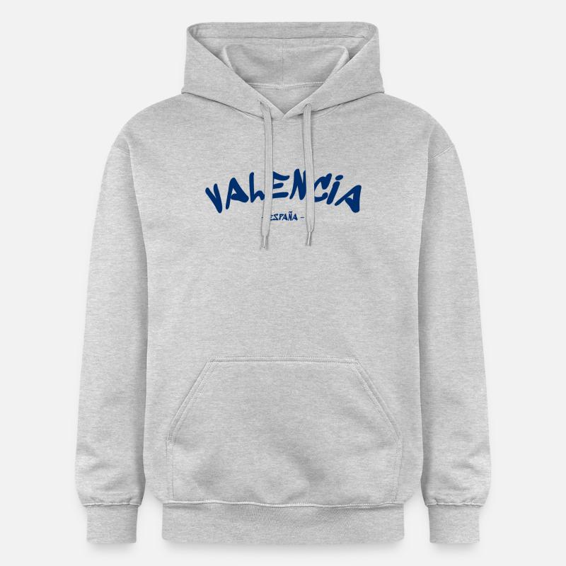 Valencia - España - Espagne - Espagne - Sweat à capuche Softstyle® Gildan Unisexe - gris clair chiné