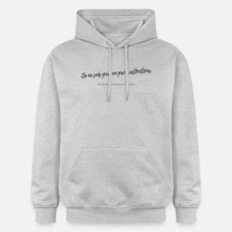 Procrastinateur - Sweat à capuche Softstyle® Gildan Unisexe - gris clair chiné
