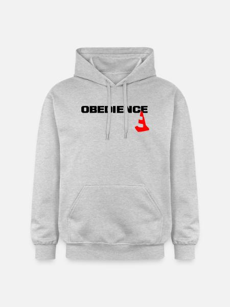 Obedience with pylons - Gildan Unisex Softstyle® Midweight Hoodie - light heather grey