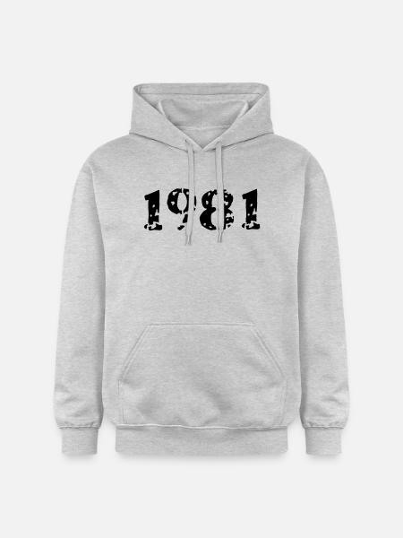 1981 - Gildan Unisex Softstyle® Midweight Hoodie - Hellgrau meliert