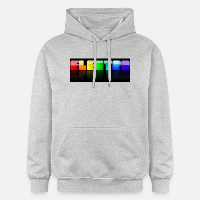 Electro - Sweat à capuche Softstyle® Gildan Unisexe - gris clair chiné