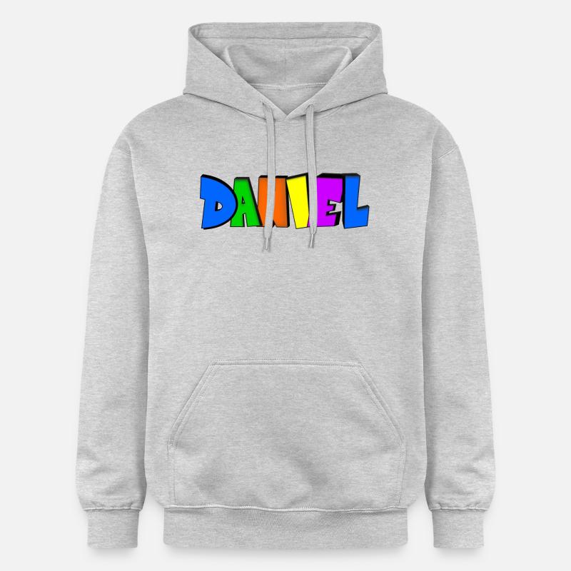 Daniel - Sweat à capuche Softstyle® Gildan Unisexe - gris clair chiné