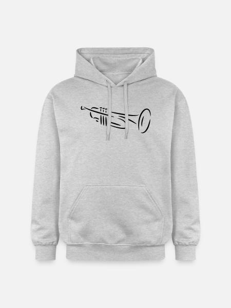 Trumpet - Gildan Unisex Softstyle® Midweight Hoodie - light heather grey