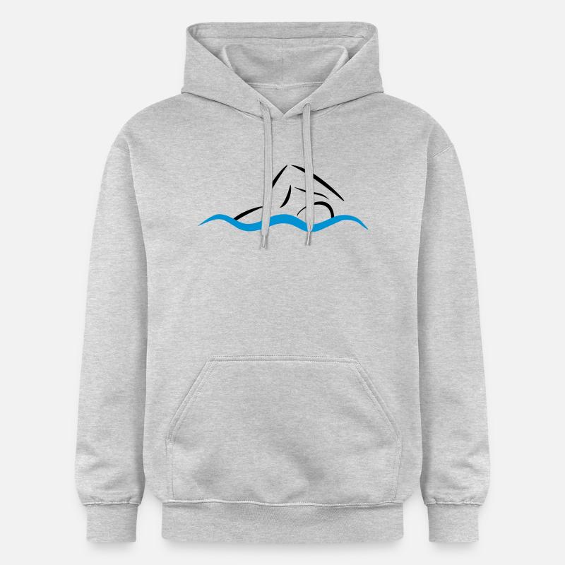 nage - Sweat à capuche Softstyle® Gildan Unisexe - gris clair chiné