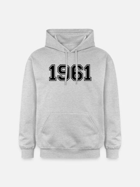 1961 - Gildan Unisex Softstyle® Midweight Hoodie - Hellgrau meliert