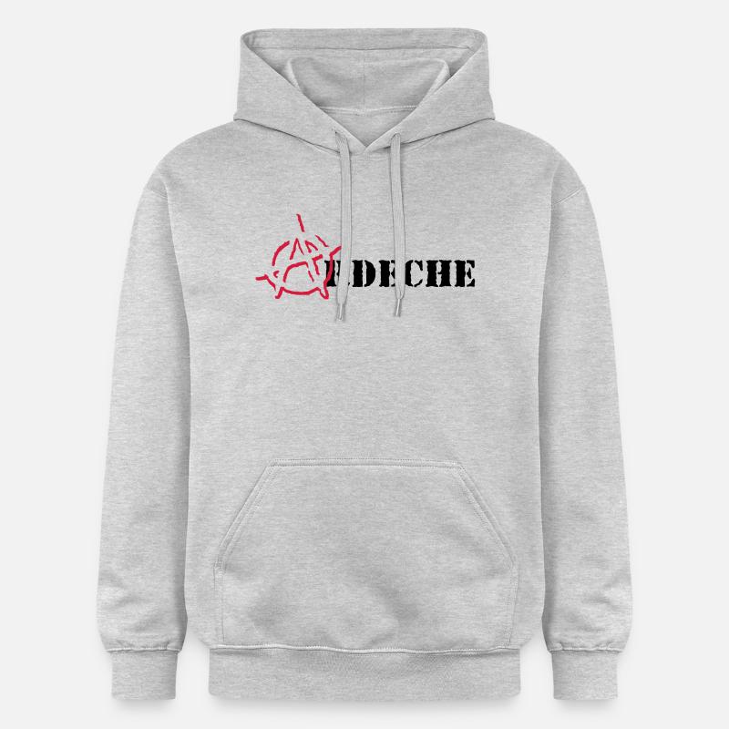 Anarchy Ardeche - Sweat à capuche Softstyle® Gildan Unisexe - gris clair chiné