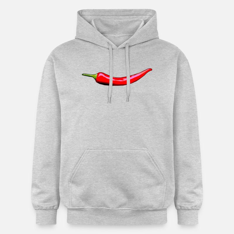 Chilli - Sweat à capuche Softstyle® Gildan Unisexe - gris clair chiné