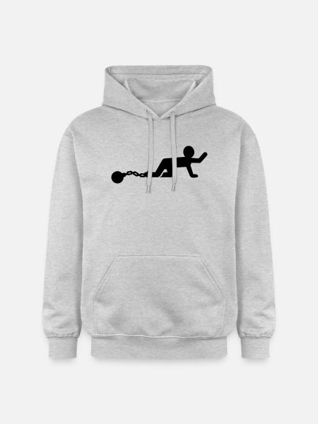 Junggesellenabschied - Gildan Unisex Softstyle® Midweight Hoodie - Hellgrau meliert