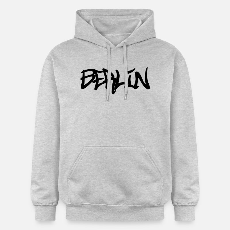 Berlin Graffiti - Gildan Unisex Softstyle® Midweight Hoodie - light heather grey
