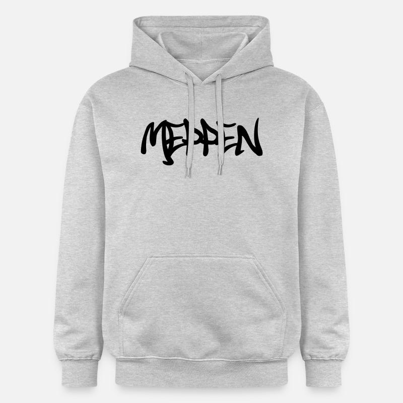 Meppen Graffiti - Sweat à capuche Softstyle® Gildan Unisexe - gris clair chiné
