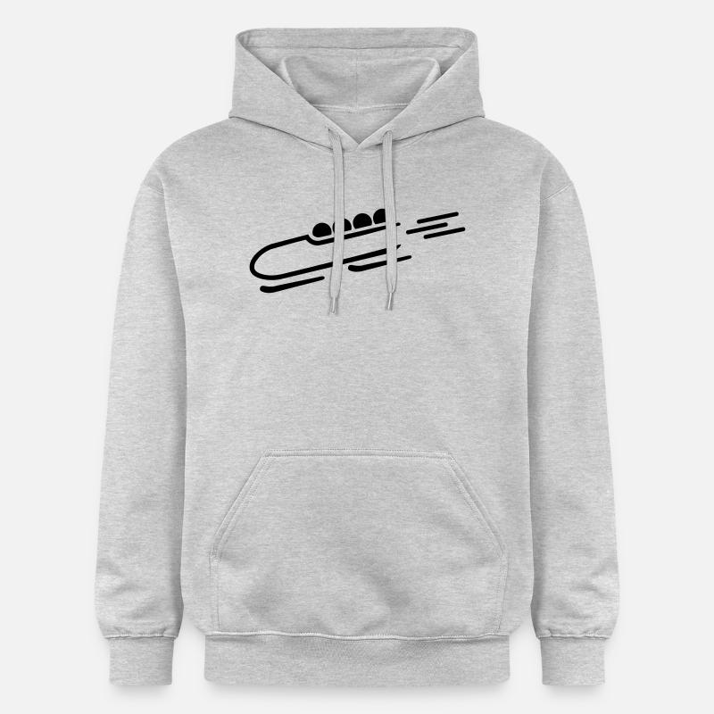 Bobsleigh - Sweat à capuche Softstyle® Gildan Unisexe - gris clair chiné