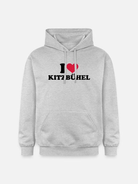 Kitzbühel - Gildan Unisex Softstyle® Midweight Hoodie - Hellgrau meliert