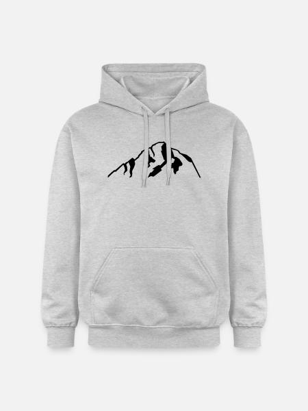 Mont Blanc - Gildan Unisex Softstyle® Midweight Hoodie - light heather grey