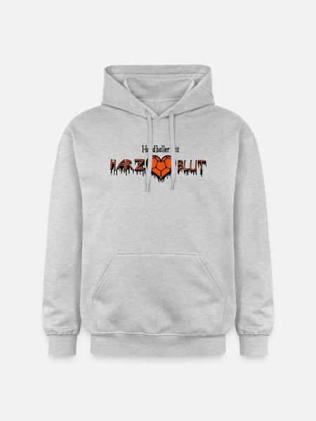 Handball Harzblut - Gildan Unisex Softstyle® Midweight Hoodie - Hellgrau meliert